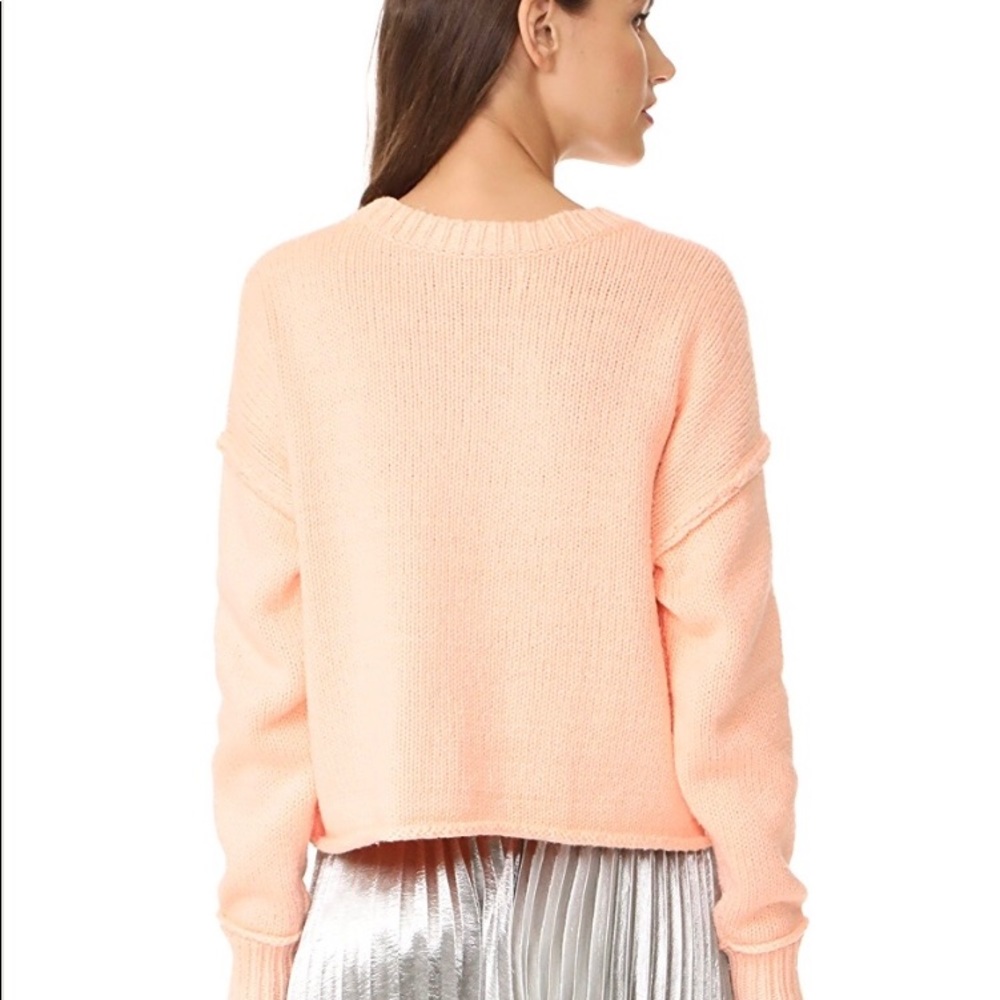 HP π NWT Wildfox Peachy Rhinestone Sweater - Picture 2 of 5